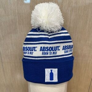 NEW ABSOLUT Born to Mix Hat Blue White